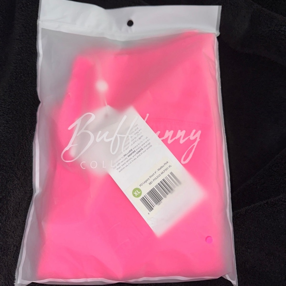 BuffBunny Pink Athletic Shorts - Picture 4 of 6
